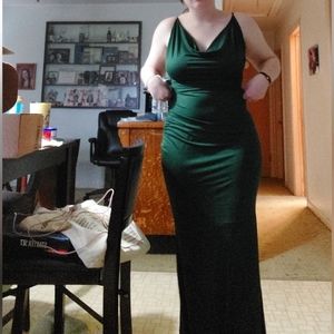 Green formal dress